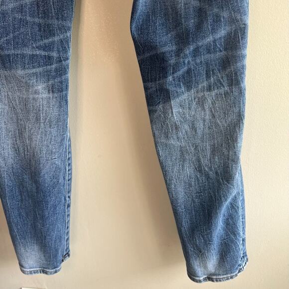 Men's American Eagle Next level airflex Slim medium wash distressed Size 29 X 32 - Picture 7 of 11